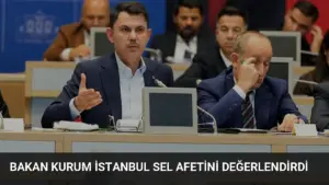 Bakan Kurum İstanbul Sel Afetini Değerlendirdi