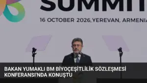 Bakan Yumaklı BM Biyoçeşitlilik Sözleşmesi Konferansı’nda Konuştu