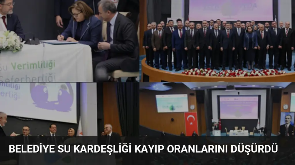 Belediye Su Kardeşliği Kayıp Oranlarını Düşürdü