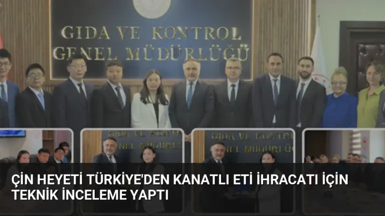 Çin Heyeti Türkiye’den Kanatlı Eti İhracatı İçin Teknik İnceleme Yaptı