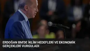 Erdoğan BM’de İklim Hedefleri ve Ekonomik Gerçekleri Vurguladı