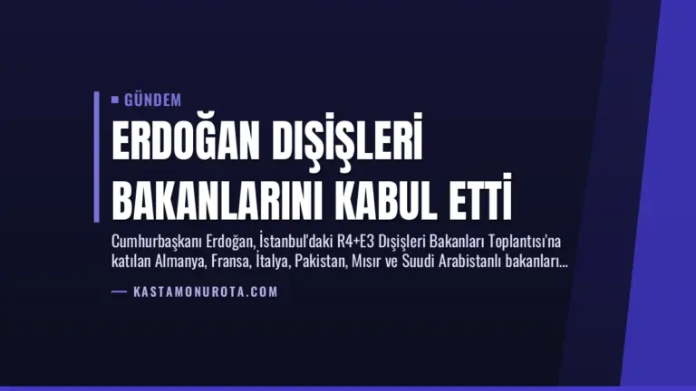 Erdoğan Dışişleri Bakanlarını Kabul Etti