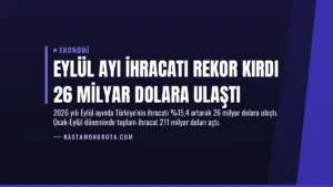 Eylül Ayı İhracatı Rekor Kırdı 26 Milyar Dolara Ulaştı