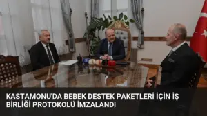 Kastamonu'da Bebek Destek Paketleri İçin İş Birliği Protokolü İmzalandı