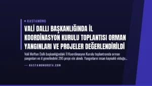 Vali Dallı Başkanlığında İl Koordinasyon Kurulu Toplantısı Orman Yangınları ve Projeler Değerlendirildi